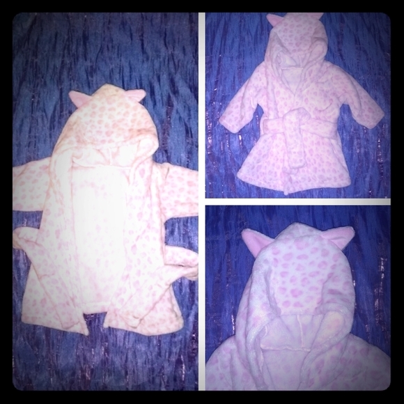 NWOT ADORABLE leopard print infant/baby robe - Picture 2 of 7